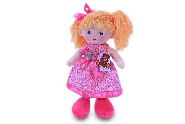 Кукла в розовом платье музыкальная