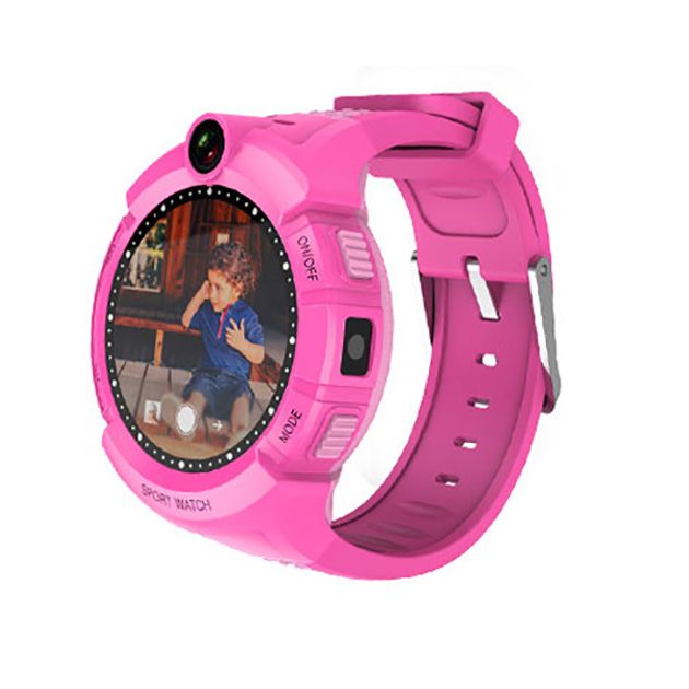 Часы с GPS Smart Baby Watch Q360 pink с камерой сенсорные (розовые)