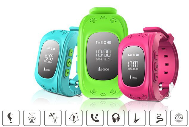 умные часы с GPS и телефоном Smart Baby Watch Q50