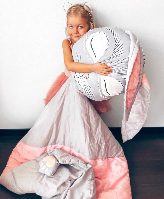 Плед-игрушка и подушка-игрушка - прекрасный домашний текстиль для детей и взрослых!