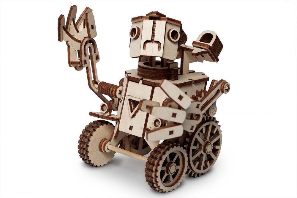 Робот «МАКС» Lemmo деревянный конструктор купить в Москве